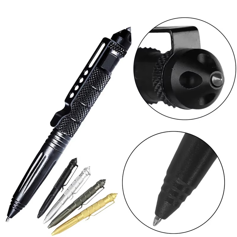 Pen Tactical Glass - 1/2 stuks Hoge kwaliteit metalen militaire