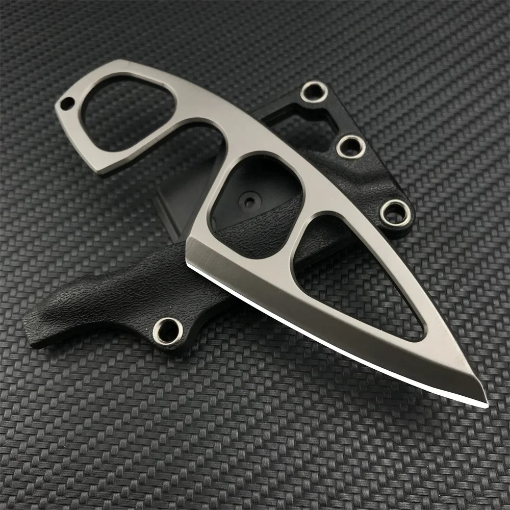 Edc Carry Fixed Blade Knife - Hoogwaardig nekmes met 440C lemmet en