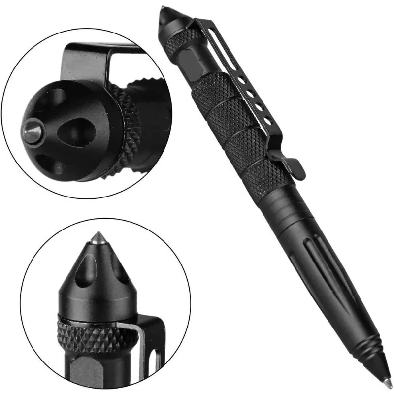 Pen Tactical Glass - Militaire tactische pen Multifunctionele aluminiumlegering Outdoor