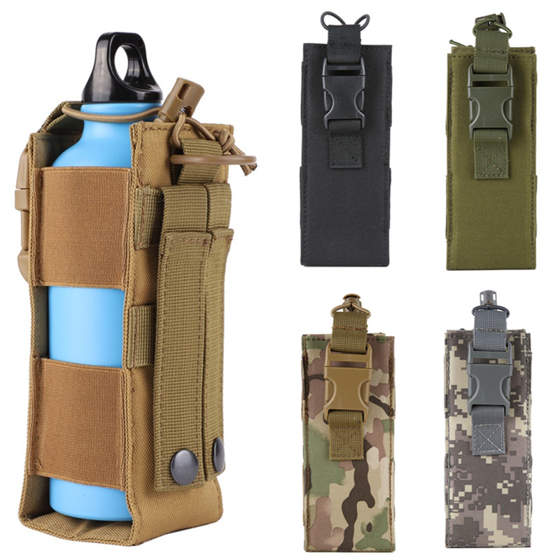 Edc Deep Carry - Molle Waterfles Holster Pouch Buitensporten Rijden