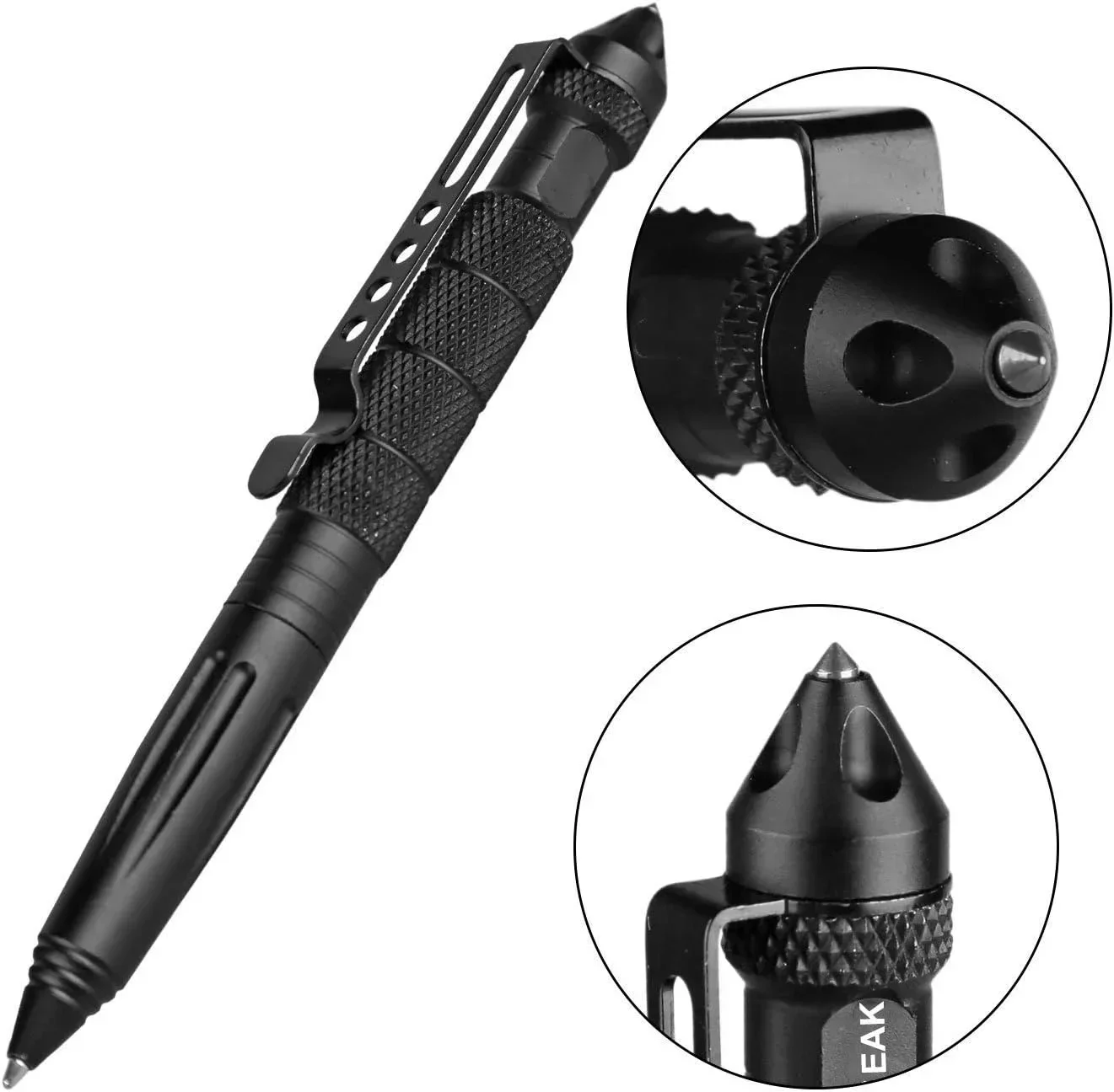 Pen Tactical Glass - Multifunctionele tactische pen Zelfverdediging Antislip Noodoverlevingshulpmiddel