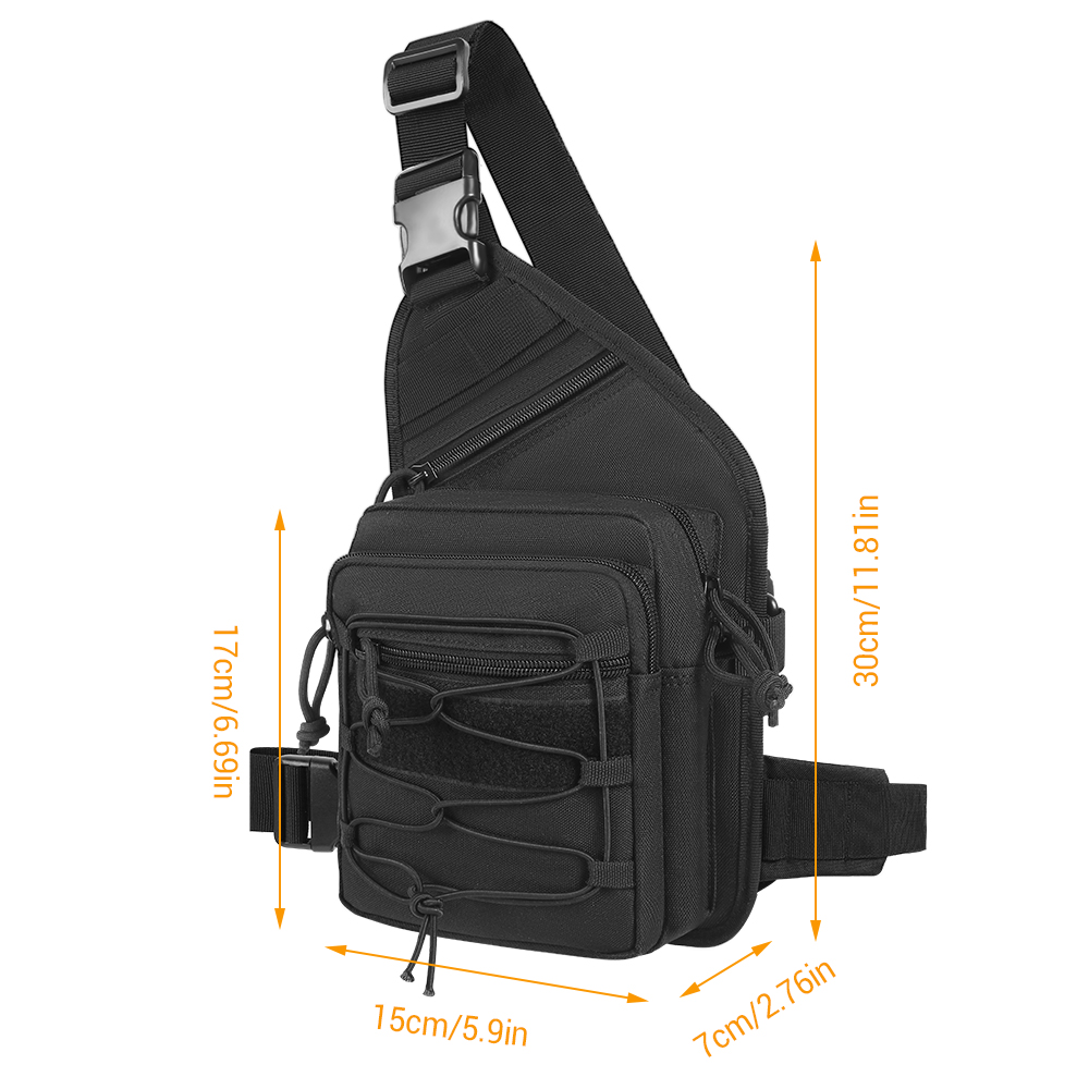Edc Concealed Carry Backpack - Verborgen draagtas Tactische Crossbody Sling-rugzak Schouderpistoolholstertas