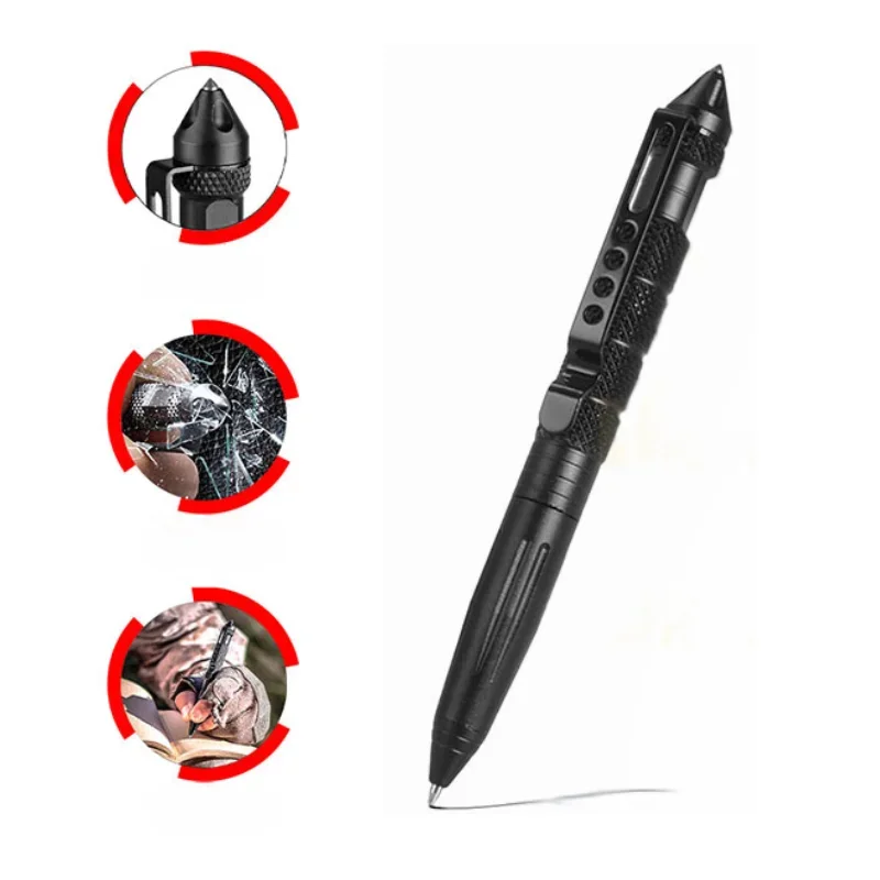 Pen Tactical Glass - Multifunctionele tactische pen Zelfverdediging Antislip Noodoverlevingshulpmiddel