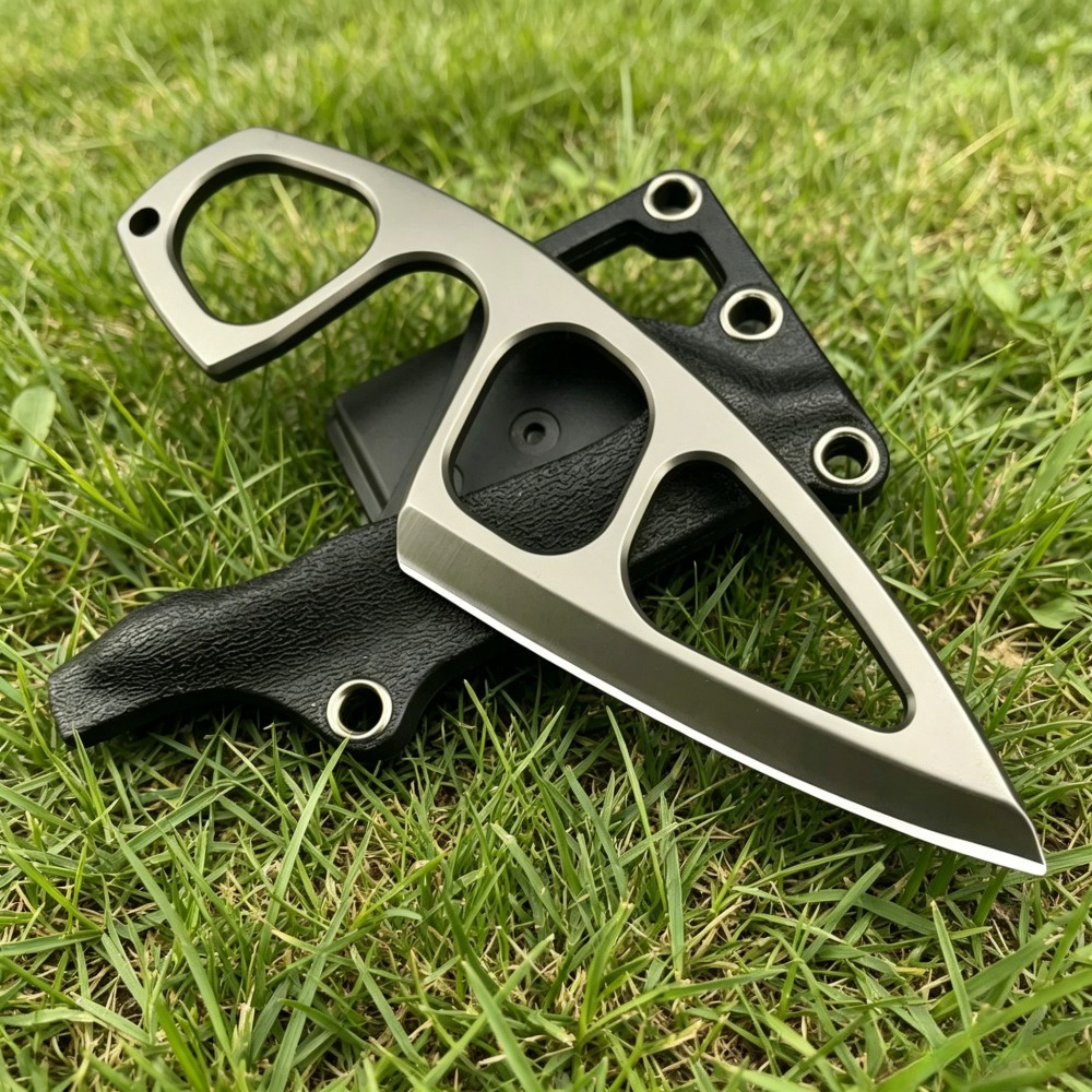 Edc Carry Fixed Blade Knife - Hoogwaardig nekmes met 440C lemmet en