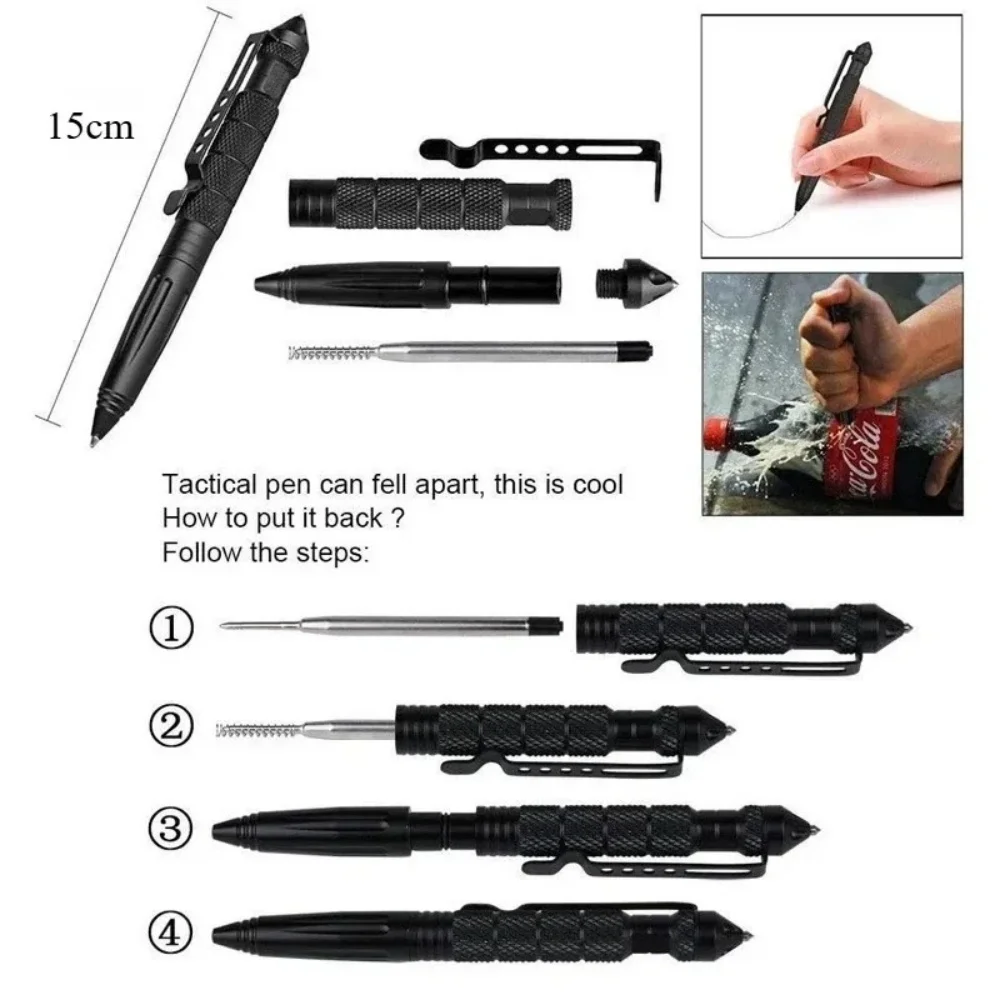 Multifunctionele tactische pen - Pen Tactical Glass recensie en prijs