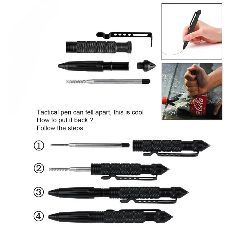 Multifunctionele tactische pen - Pen Tactical Glass recensie en prijs