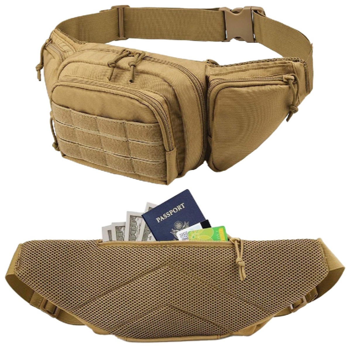 MOLLE Tactische Verborgen Draa - Edc Concealed Carry Fanny Pack recensie en prijs