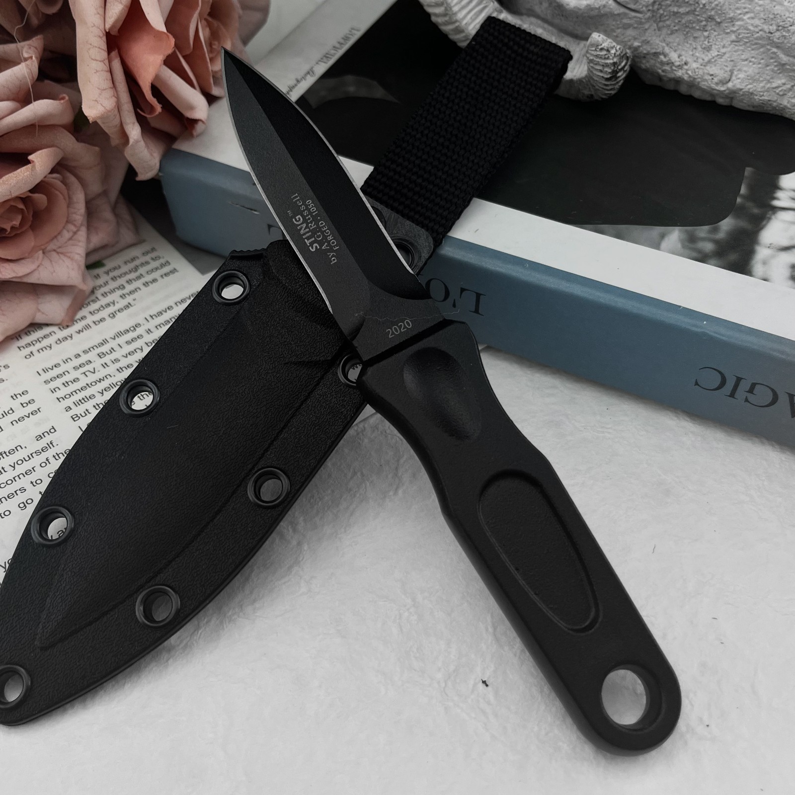 Multifunctioneel vaststaand me - Edc Carry Fixed Blade Knife recensie en prijs
