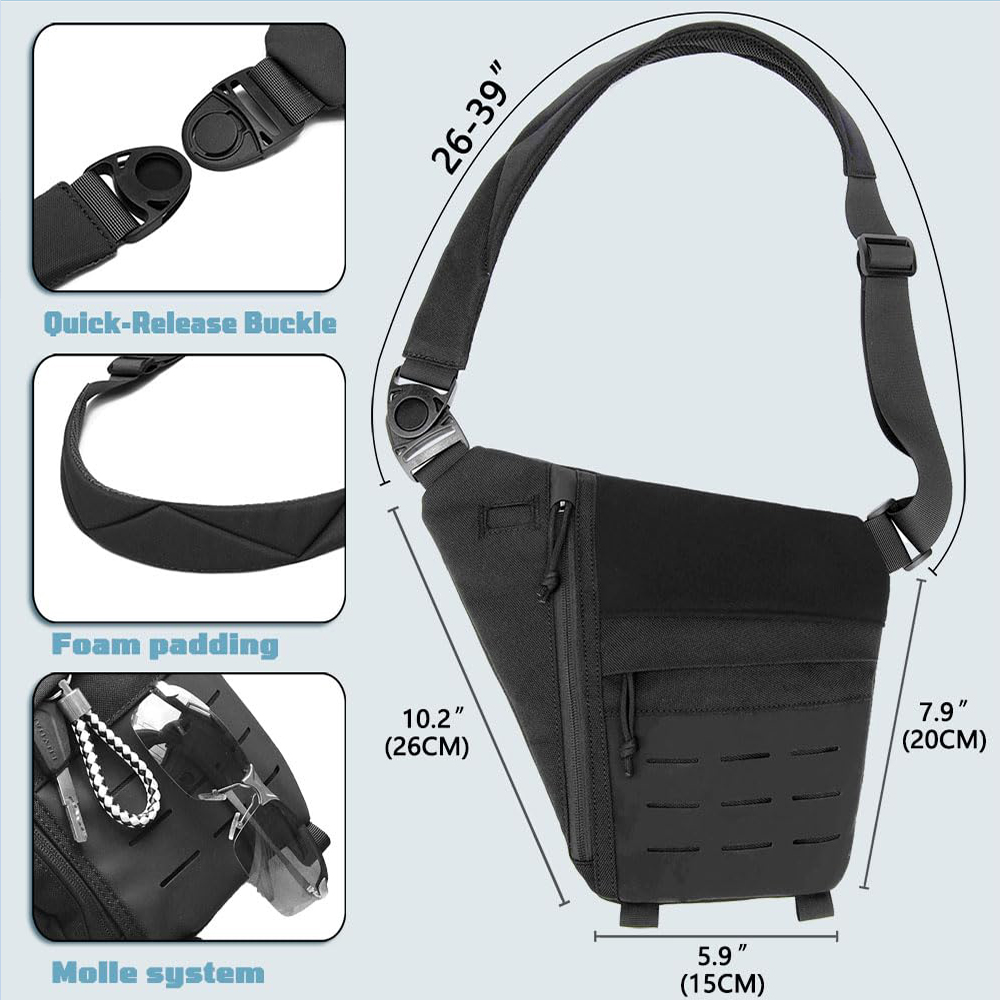 Tactische tas Verborgen pistoo - Edc Concealed Carry Backpack recensie en prijs